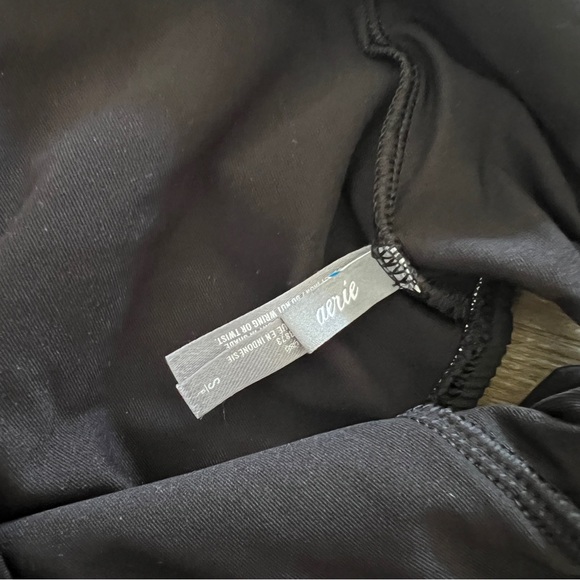 Aerie Ribbed Deep Plunge Bathingsuit Small - Picture 5 of 6